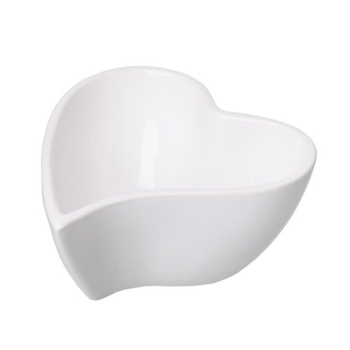 Obal srdce bianco medio v6cmx14x14cm/cr-03 - Vianočné dekorácie a ozdoby