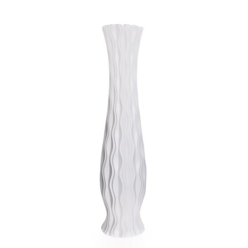 Váza na suché aranžovanie v102cm biela