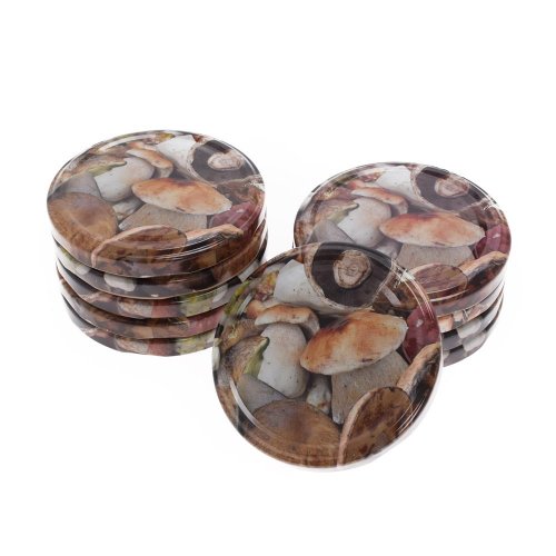 Pevná cena viečka s/10ks hríb fi82 /7845/ *8978 /capkpl82grzybymix