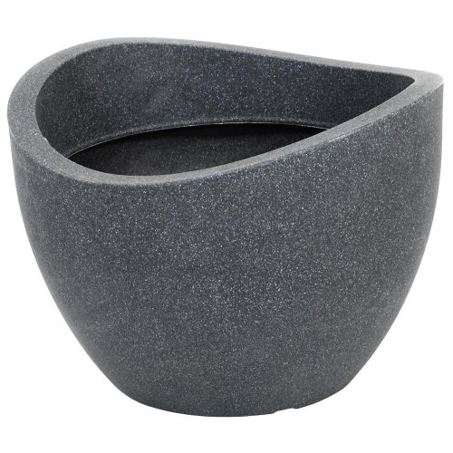 53379 kvetináč schwarz granit 250/30