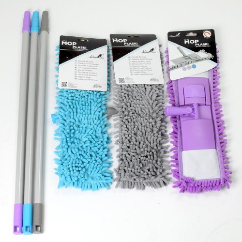 Plochý mop ženilka/ vlákno lena * 4317