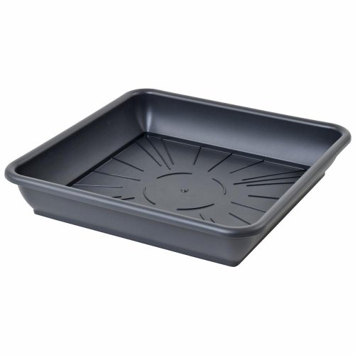 Miska pod kvetináč quattro antracit 50cm