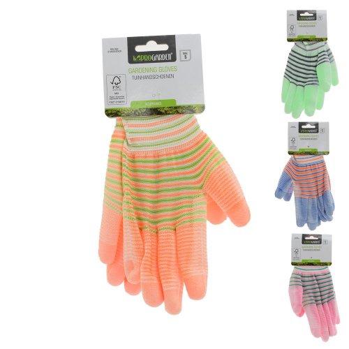 Rukavice prac záhradnédámske 4ass clr