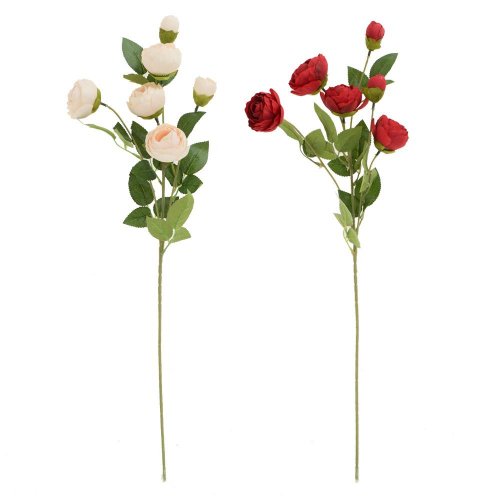 Ks pivonka 6-pukov, zeleň, mix/2f 63cm