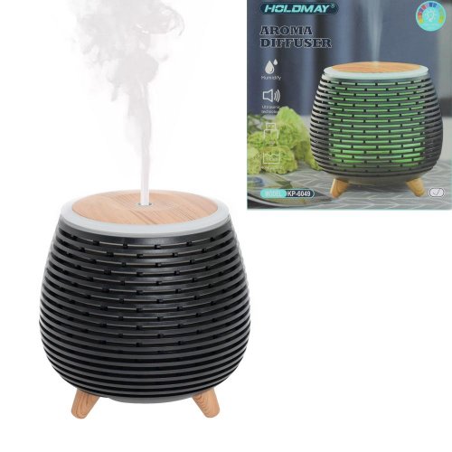 Difuzér na nožičkách + usb čierny 140ml 11,8x11,8x11,9cm