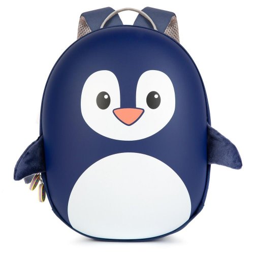 Ruksak boppi tiny trekker - penguin - modrý bb307c