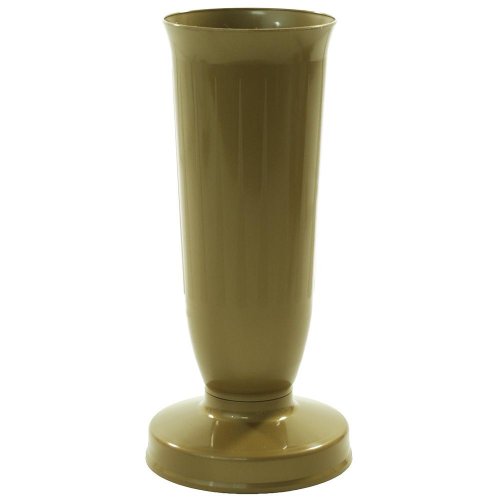 Váza so záťažou 26cm zlatá