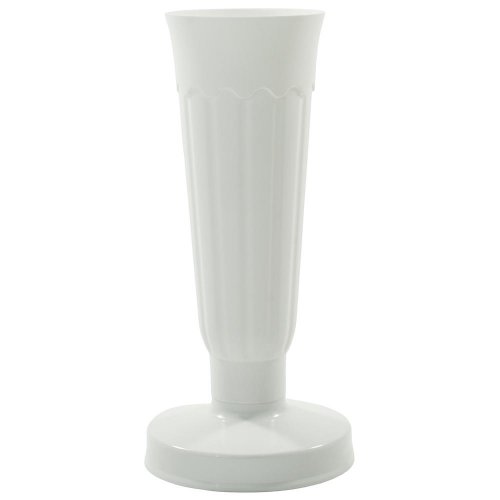 Váza so záťažou 32cm biela