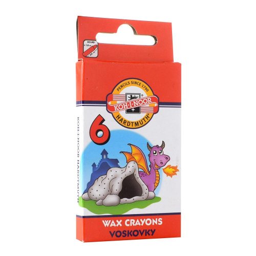 Pevná cena pastelky voskové 8231/6 sada