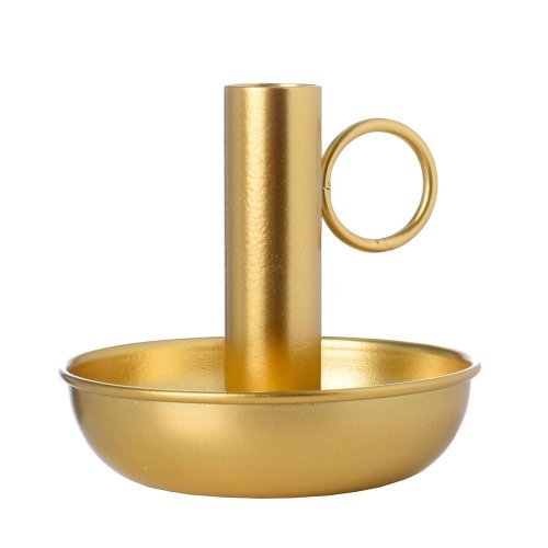 Svietnik kov zlatý 11x11x10cm