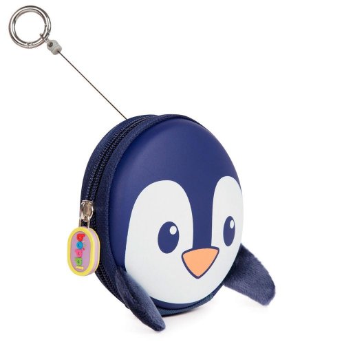 Kľúčenka, peňaženka boppi tiny trekker - penguin - modré bb115g
