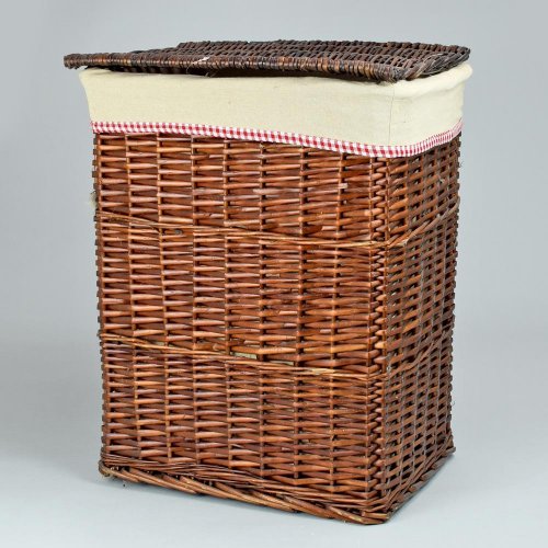 Prútený koš s/3 hnedý 44x33x58cm