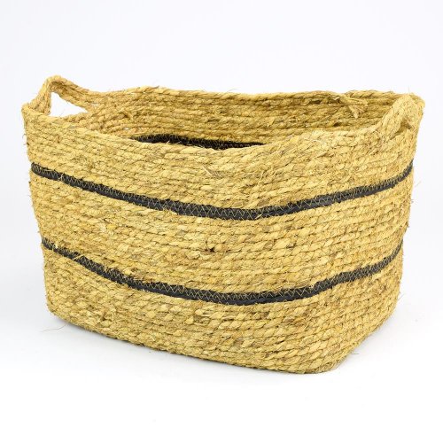 Super cena koš slama veľký basket kr2002480 40x30x25cm