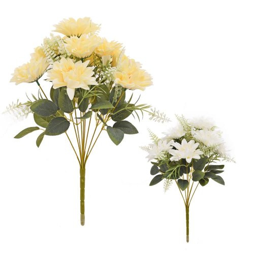 Kytica dalia, zeleň mix/2f 40cm