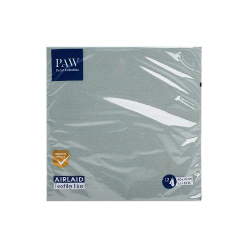 Aand009106 servítky 40x40cm/12ks airlaid unicolor - svetlo zelené