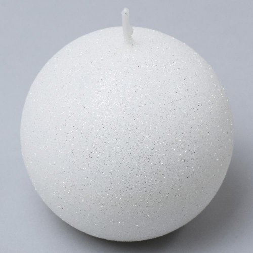 Glamour guľa 80 biela