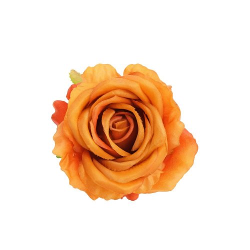 Hlava ruža oranžová priem:10cm