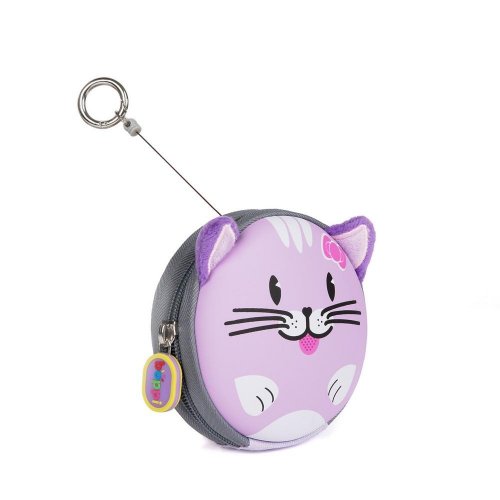 Kľúčenka, peňaženka boppi tiny trekker  - purple cat
