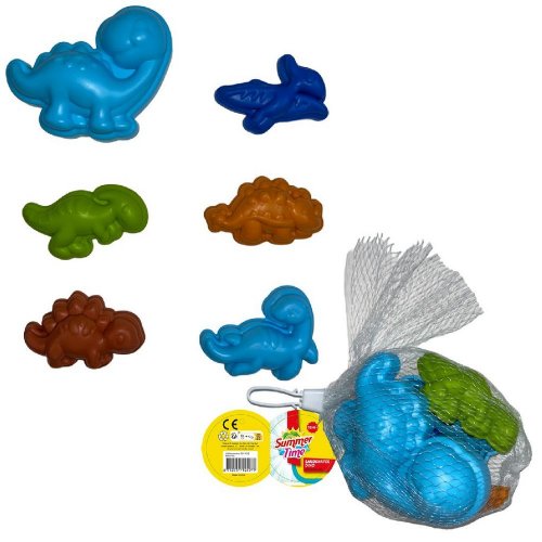 Set summertime pieskové formicky dinosaurov