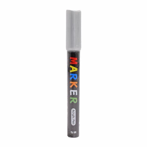 Pevná cena popisovsč m&g acryl marker 2mm akryl strieborný