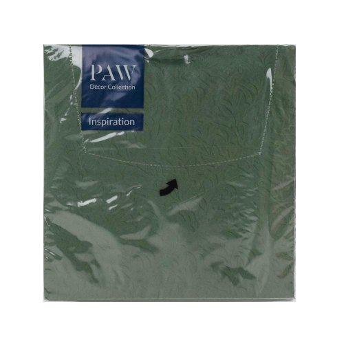 Sdl102616 servítky 33x33 cm/20ks/3vrst  inspiration floral dark green - Umelé kvety