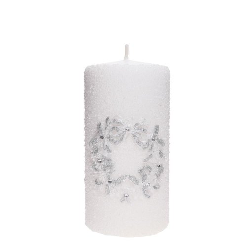 Venček glamour val.7x11,5 biely