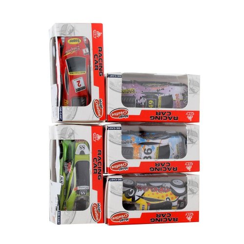 Auto kovové závodné pull back