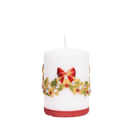 Girlanda aplikácia val.7x10 biely