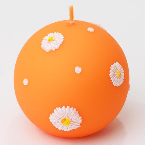 Sedmok.s bodkami guľa 80 oranž