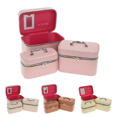 Kufrík na doplnky s/3 mix f srdiečka