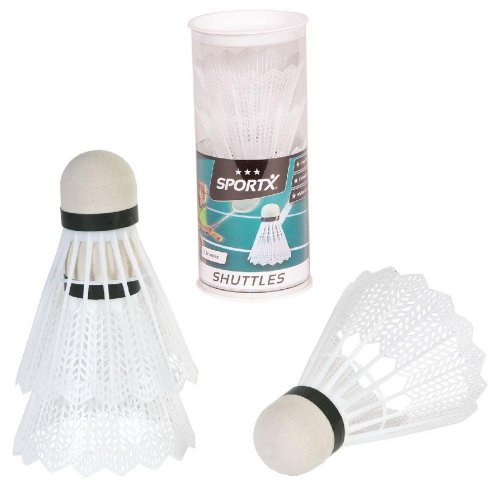 Sportx bedminton košik, 3 ks v tube