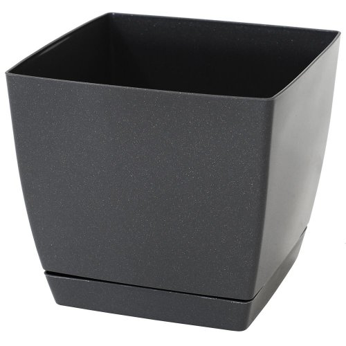 Dukp100 kvetináč coubi grafit 10x10xh9,2cm/0,5l