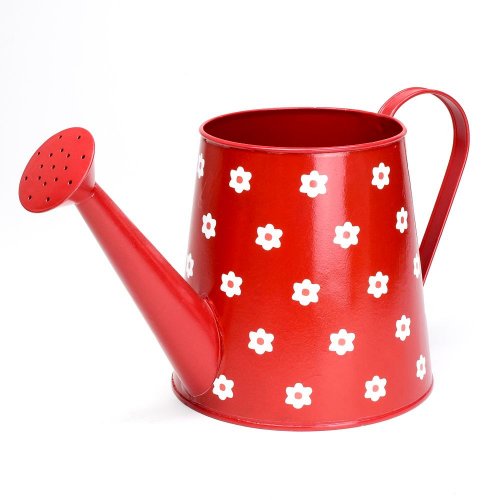 Obal krhla kov červená kvety v:16x12cm