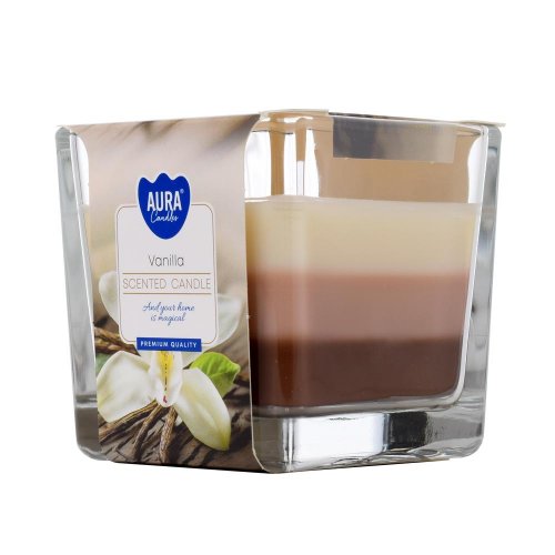 Voň.v skle trikolóra vanilka /snk80-67/ 170gr