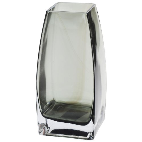 Váza sklo sivá 7x20,5cm