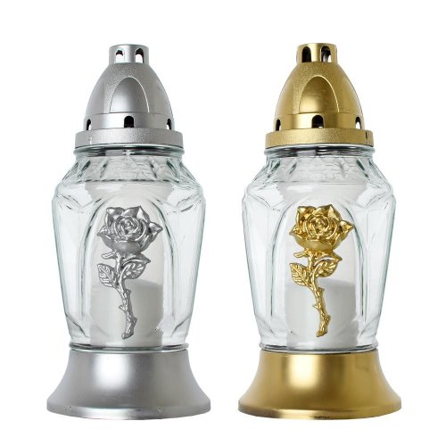 Z-519 kah.sklo ruža 60gr 25cm