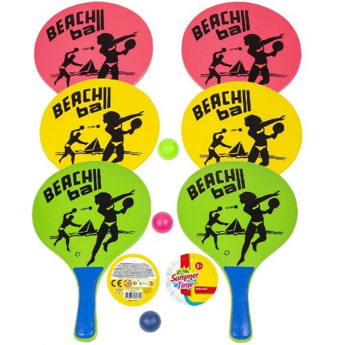 Summertime plážová raketova sada