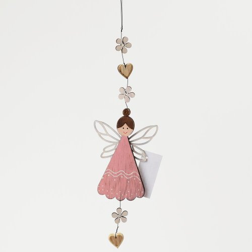 Záves víla ružová39x8x1