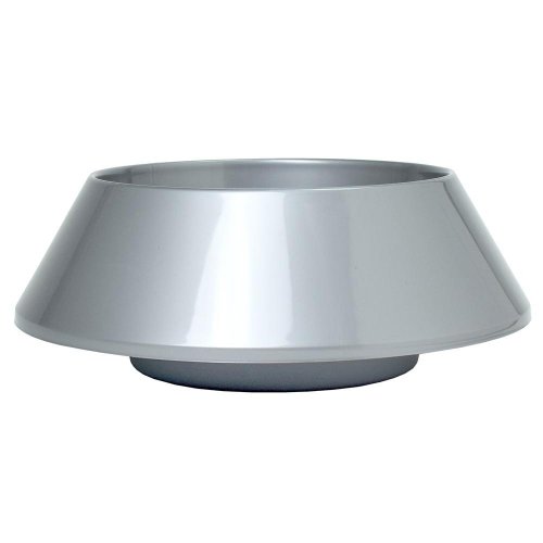 X106 miska nowa chryzantemovka strieborná š.23xv13cm