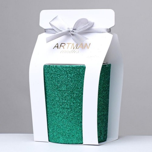 Glamour voň.v skle zelený 130gr