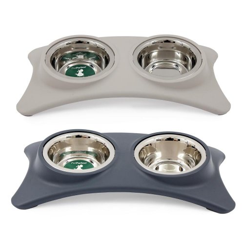 Miska pre zvieratá dvojité 40x18cm