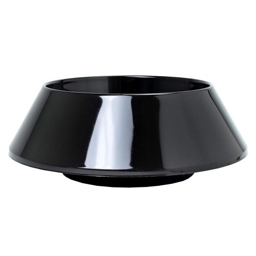 X106 miska nowa chryzantemovka čierna š.23xv13cm - Umelé kvety