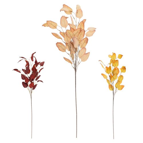 Konár jesenné lístie mix/3f 80cm - Umelé kvety
