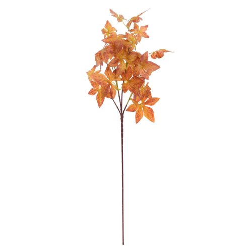 Konár javorové lístie hnedé 73cm - Umelé kvety