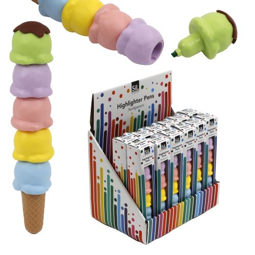 Zvýrazňovače 5ks zmrzliny