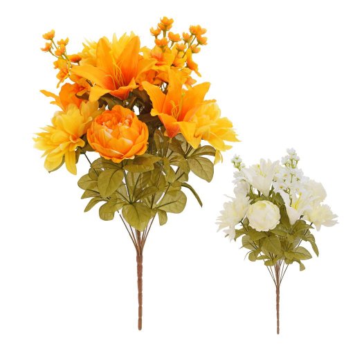 Kytica dalia,pivonka, ľalia mix/2f 58cm