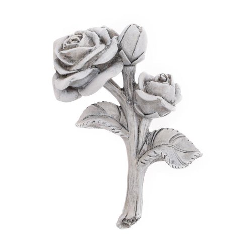 Ruža sivá keram. 13,5*8*3,5cm