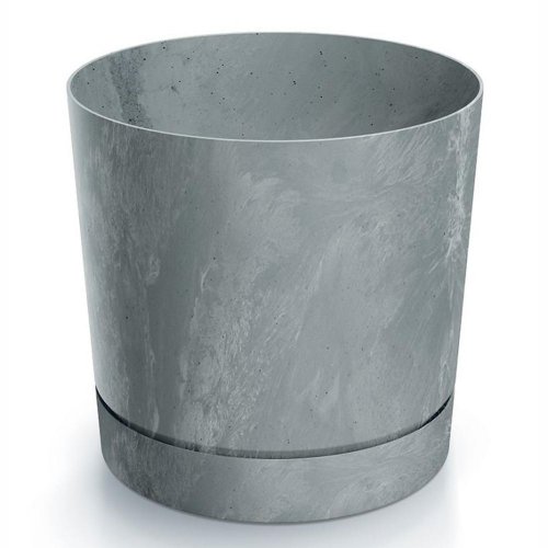 Dpop180e kvetináč tubo p beton šedý 17,8xv17,5cm 3,2l