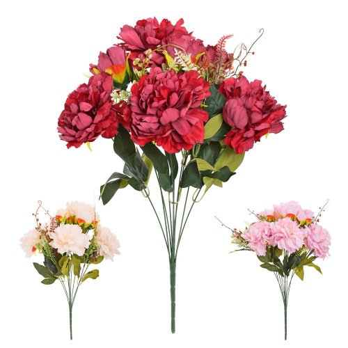 Kytica pivónia x10 55cm mix 3f