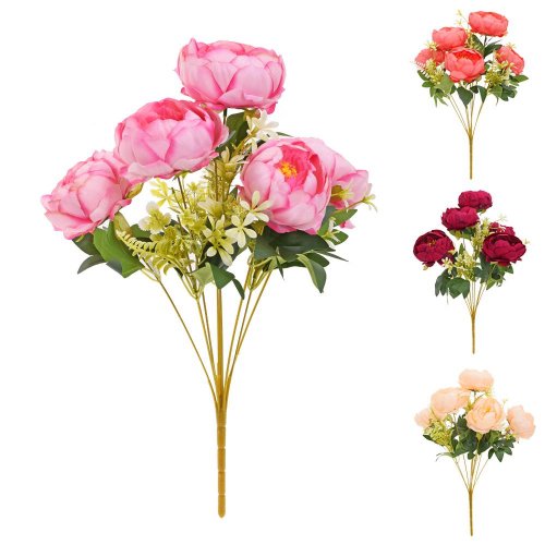 Kytica pivónia x9 50cm mix 4f